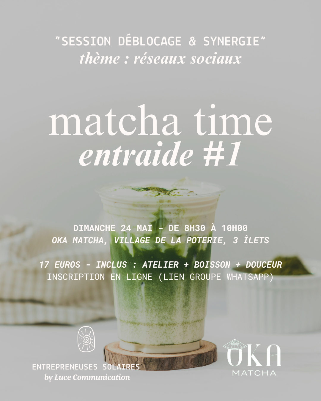 ☕️ SESSION DÉBLOCAGE & SYNERGIE : RÉSEAUX SOCIAUX – 24 MAI